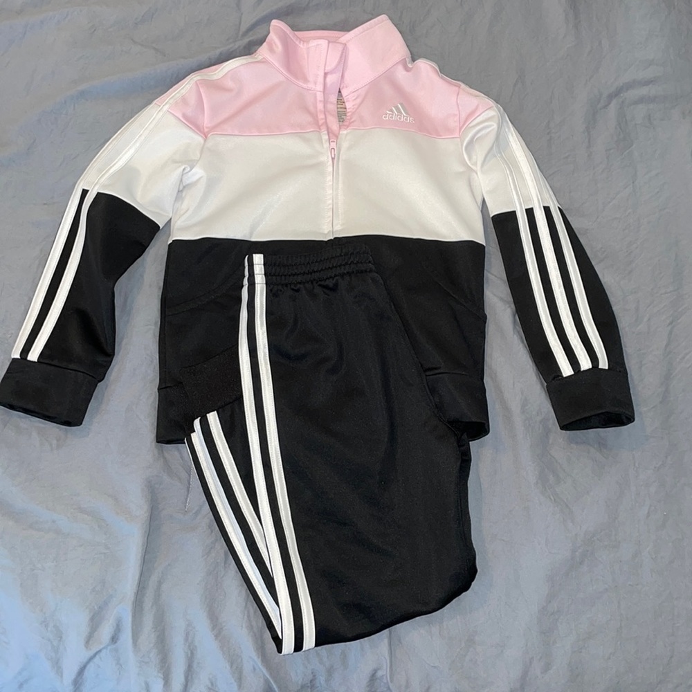 Girls adidas track suit